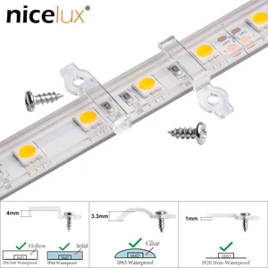 Зажим для светодиодного соединителя IP67 IP68 IP65 IP20, фиксация проводов 8 мм 10 мм 12 мм 10,5 мм 12,5 мм, крепежный зажим с винтами, 50 шт.