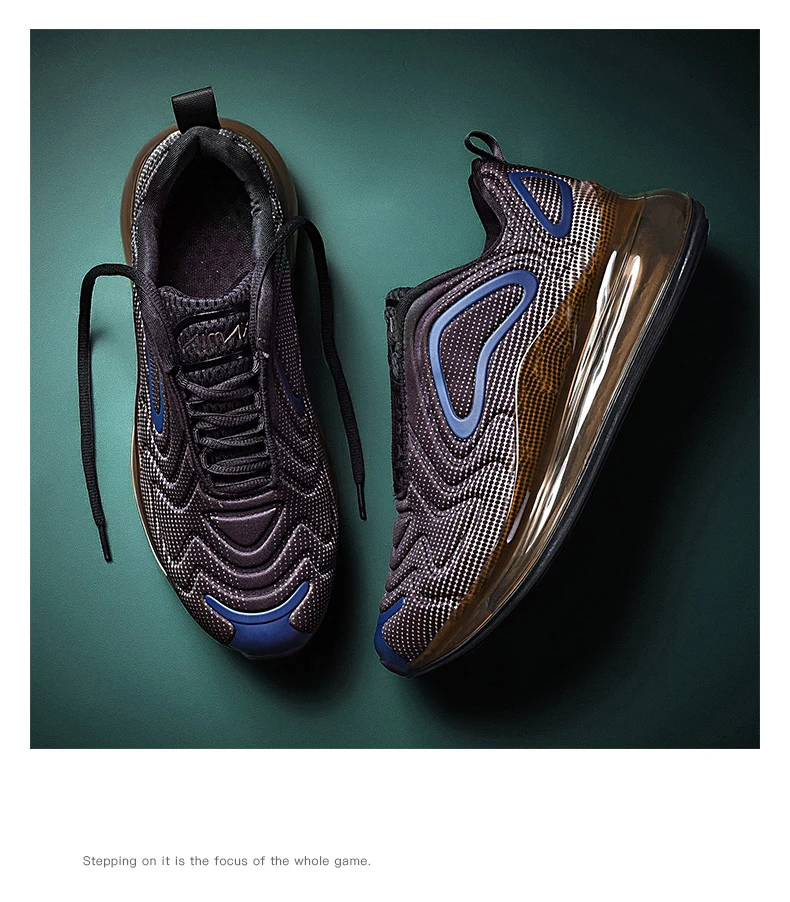 VESONAL Brand Comfort Lycra Sneakers Men Casual Shoes For Adult Hot New Autumn Air Cushion Running Shoes Male Footwear Non Slip