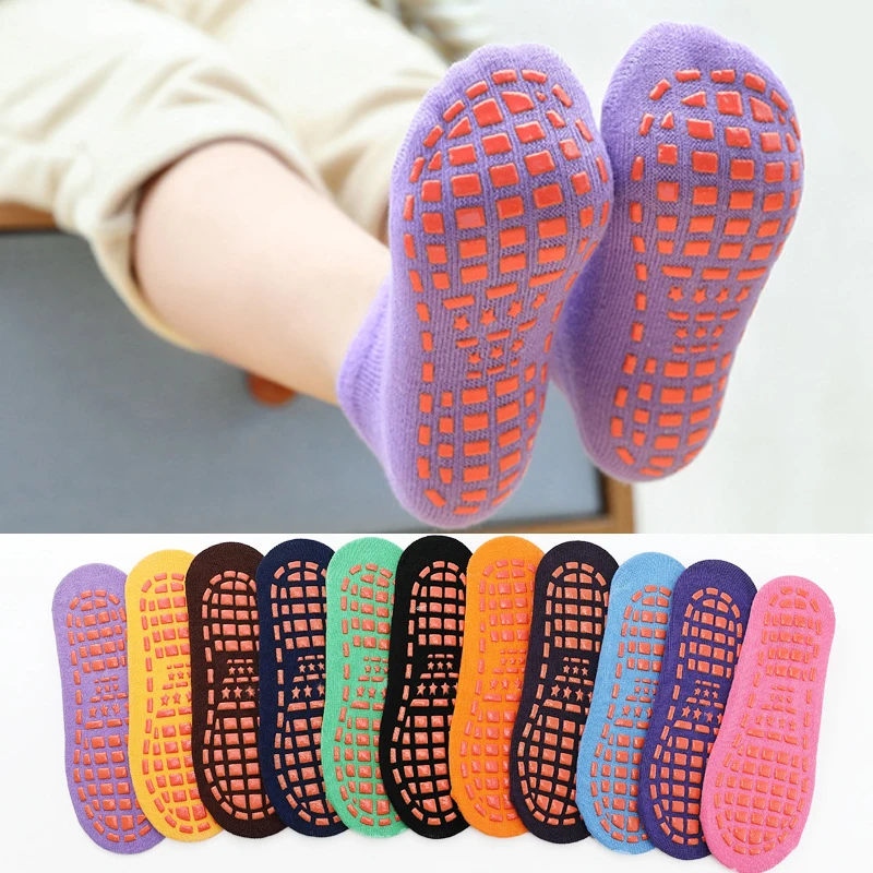 Весенне-летние детские носки дышащие нескользящие для пола мальчиков и девочек