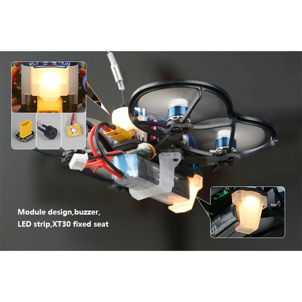 LDARC 90GTI-FPV 98 мм 3S 2 дюйма Whoop FPV гоночный Дрон PNP F4 OSD 20A бесщеточный ESC 200mW VTX 1200TVL Cam |