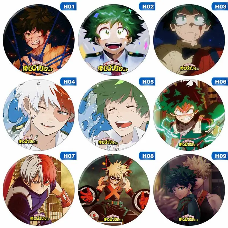 Милый значок Аниме Boku no hero academia / My Hero Academia кнопка для косплея 2 3 дюйма| |