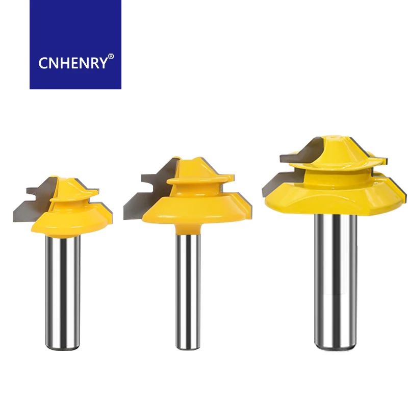 

45 Degree Lock Miter Router Bit Professional Wood Cutting Tools Woodworking Tools Milling Cutter 1/2Inch Shank Router Bit