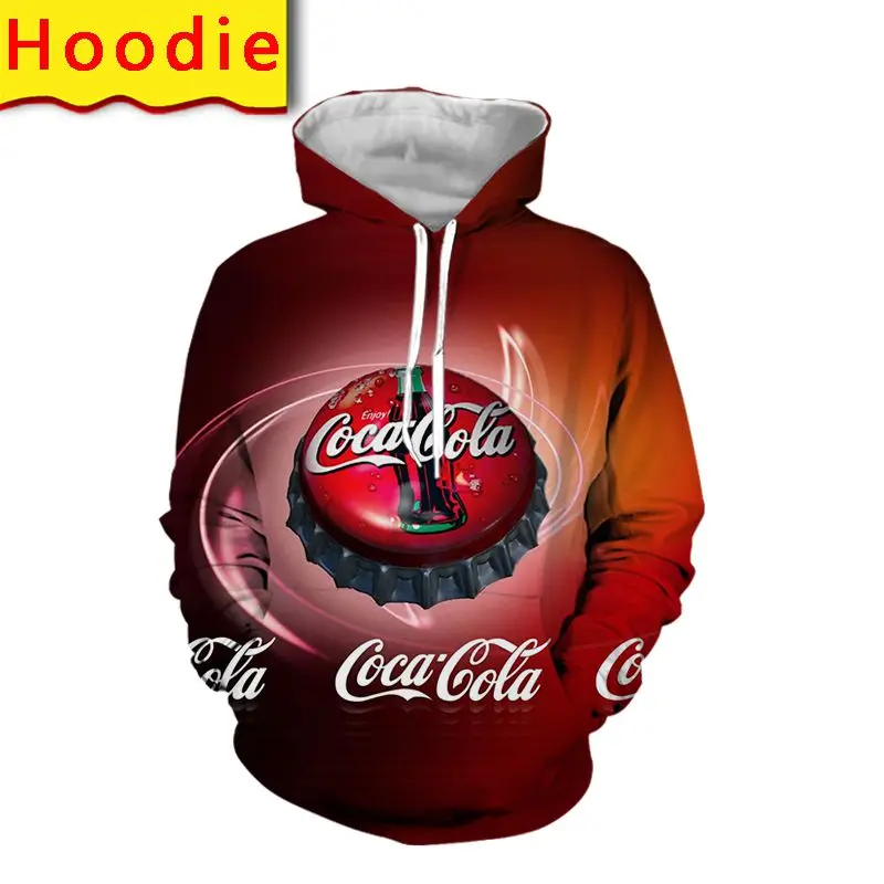 

Christmas Coke Hoodies Sweatshirt 3d Print Men Harajuku Funny Vintage Jacket Streetwear Tee Shirts Anime Clothes