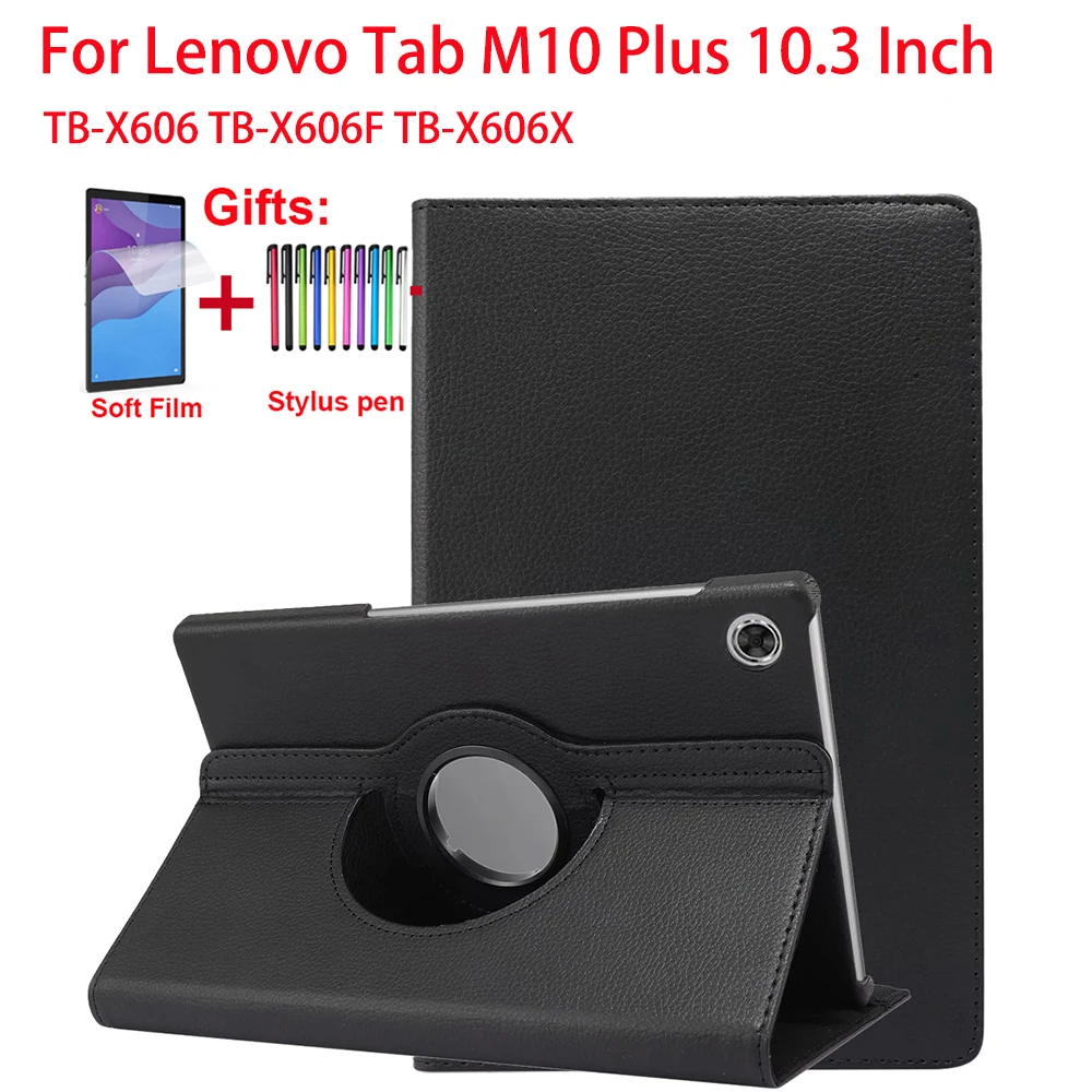 

Вращающийся на 360 градусов чехол для Lenovo Tab M10 Plus 10,3 дюйма X606 для Lenovo Tab M10 FHD Plus TB-X606F TB-X606X 10,3 дюйма чехол для планшета