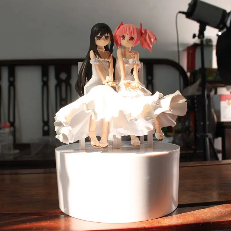 

Anime PUELLA MAGI MADOKA MAGICA Madoka Kaname Akemi Homura PVC Action Figure toy Game Statue Collection Model Doll Gift