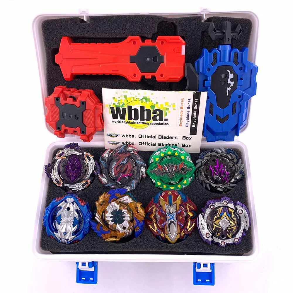 Beyblade Burst Bey Blade игрушка из металла Funsion Bayblade набор коробка для хранения с ручкой пусковая пластиковая коробка игрушки для детей