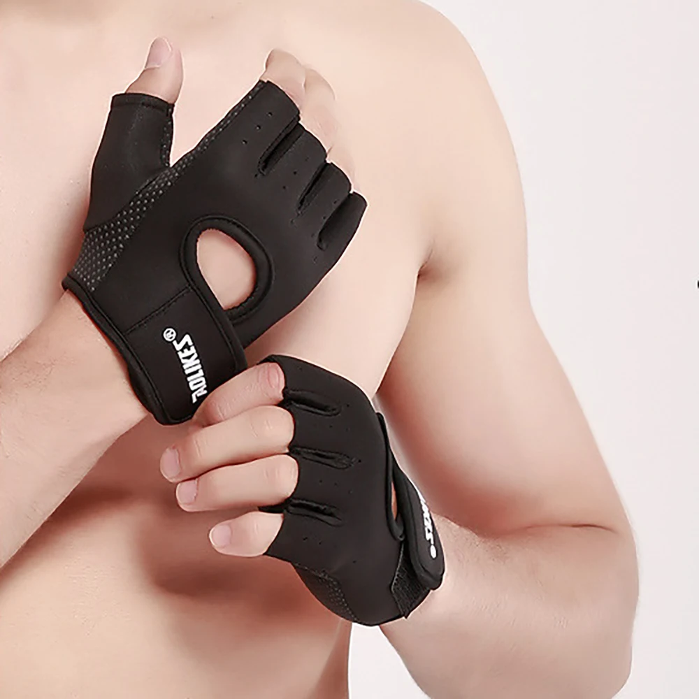 

Sports Anti Skid Breathable Gloves Cycling Gloves Weight Lifting Training Palm Hand wear Protector For Men Women