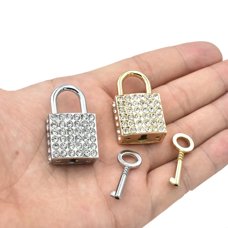 Модные парные ювелирные изделия из сплава с замком сделай сам золотой кулон