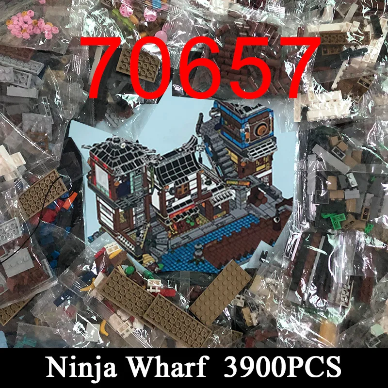 

Конструктор MOC, 70657, 3900 шт., серия фильмов, городской док, модель с фигурками, кирпичи, детские развивающие игрушки, подарки на день рождения