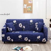 floral elastic sofa cover corner stretch cover for living room case for sofa 3 seater l shape sofa cover without handle for home