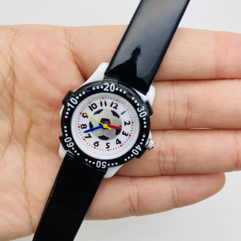 Часы кварцевые для мальчиков и девочек милые Мультяшные вращающиеся с