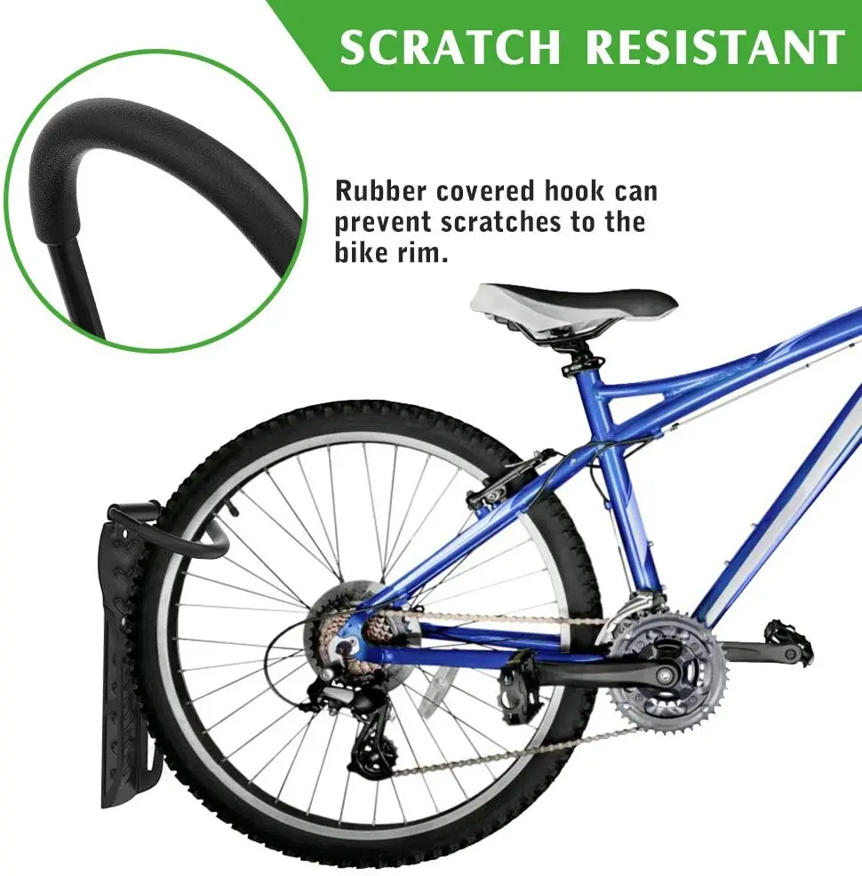 Настенный держатель для велосипеда стальной крючок хранения 2 шт. | Спорт и