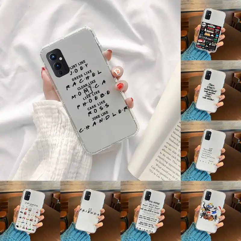 

Friends TV Central Coffee Phone Case Transparent For OnePlus 9 8 7 7t 8t Oppo find X3 X2 reno5 Vivo X60 X50 Pro MeiZu 17 16XS