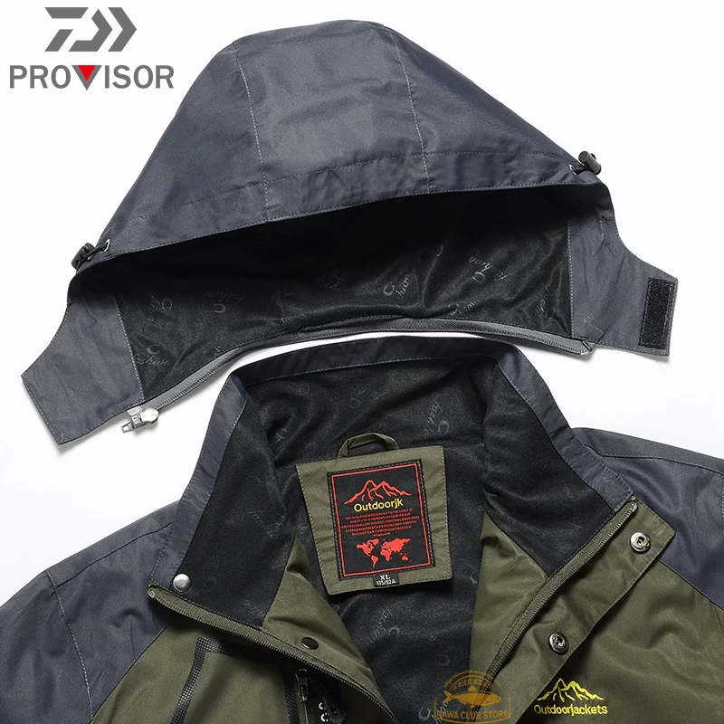 

Fishing Clothes DAIWA Men's Outdoor Fishing Mountaineering Windproof Clothes Waterproof Single Layer Large Size Hiking Jacket
