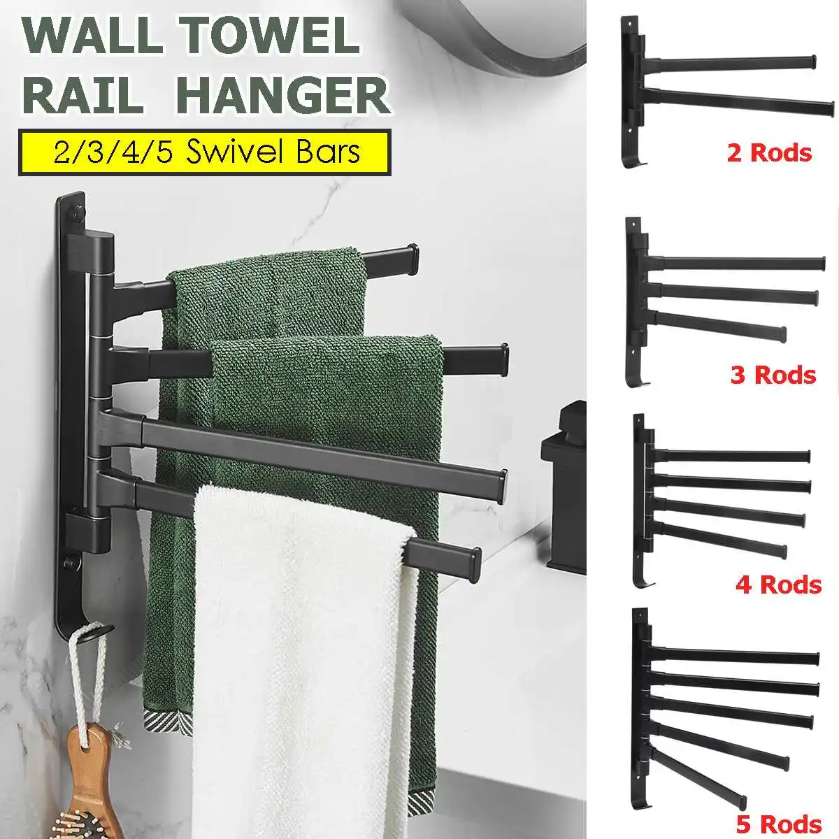 

Скандинавские Вешалки для полотенец, вешалки для полотенец с крючками, вешалки для полотенец для ванной комнаты, подвижные Вешалки для поло...