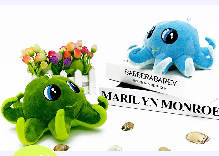 23 см Новая Свадебная креативная кукла милая красочная плюшевая игрушка осьминог