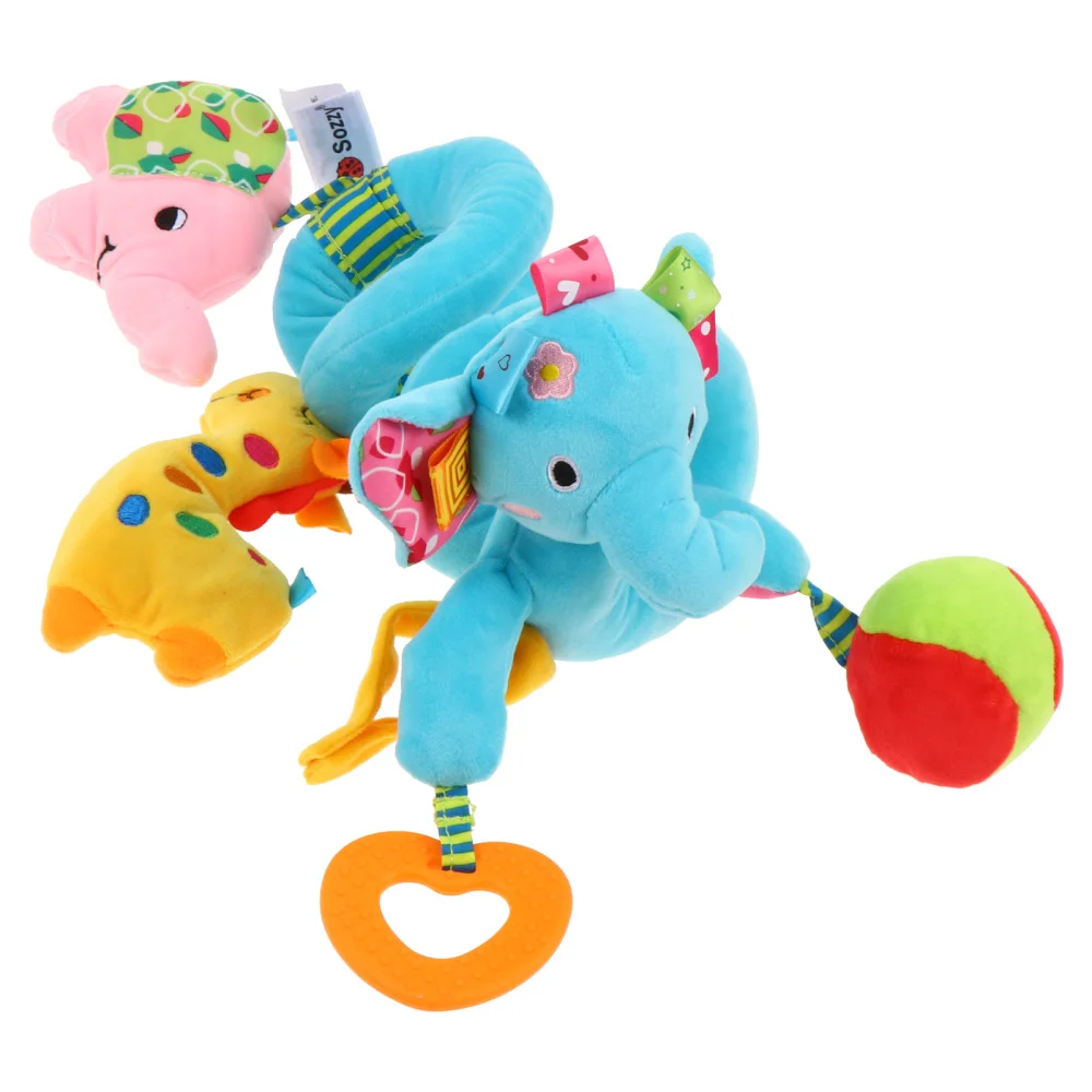 

Baby Crib Hanging Rattles Spiral Creative Stroller Seat Teether