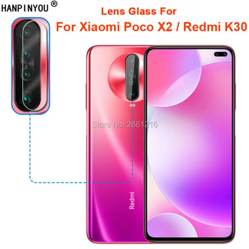

2 In 1 Back Camera Lens Film 9D 21D Screen Protector Protective Tempered Glass For Xiaomi Poco X2 / Redmi K30 K 30 6.67 Inch