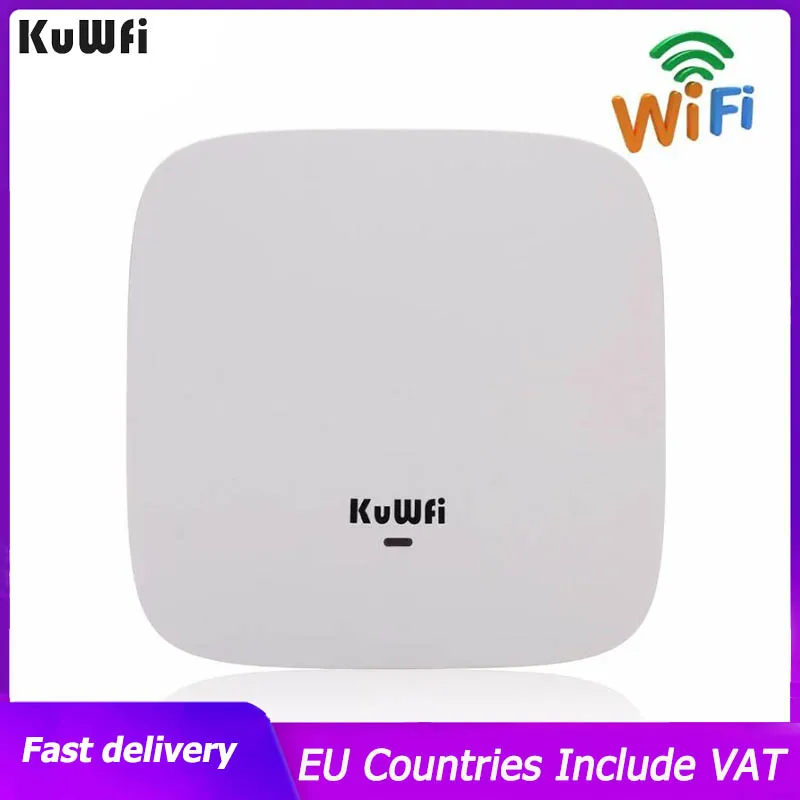 KuWFi 300 Мбит / с Wi-Fi потолочный беспроводной маршрутизатор AP 802.11b g n точка доступа 4