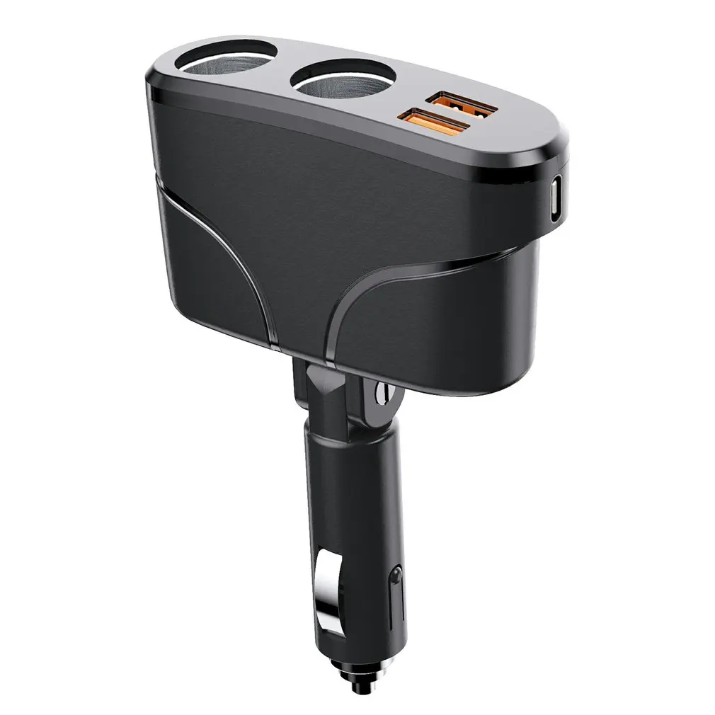 

PD Fast Charge TR35 Car 1 Drag 2 Cigarette Lighter Extension Charger QC3.0 Port USB Charger 20W