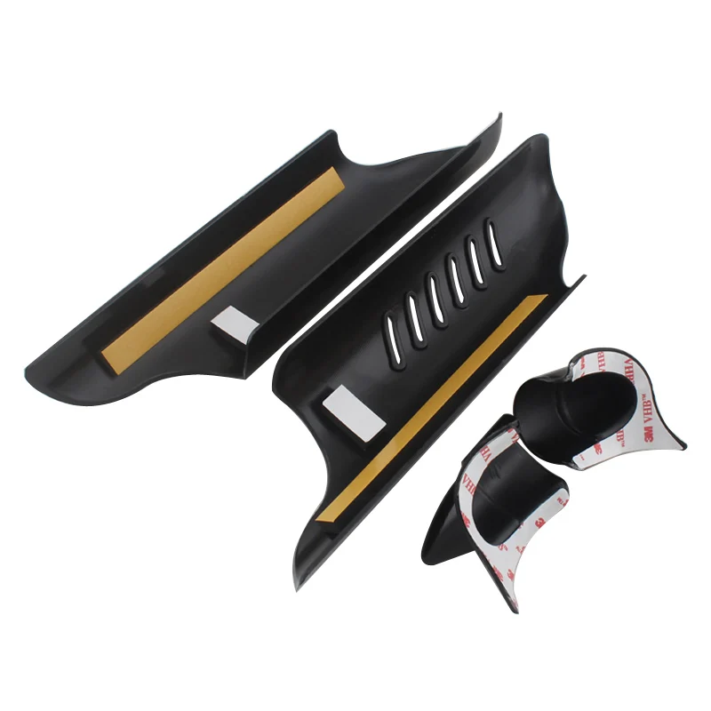 Глянцевый черный хромированный защитный чехол-дефлектор с вилкой и нижней