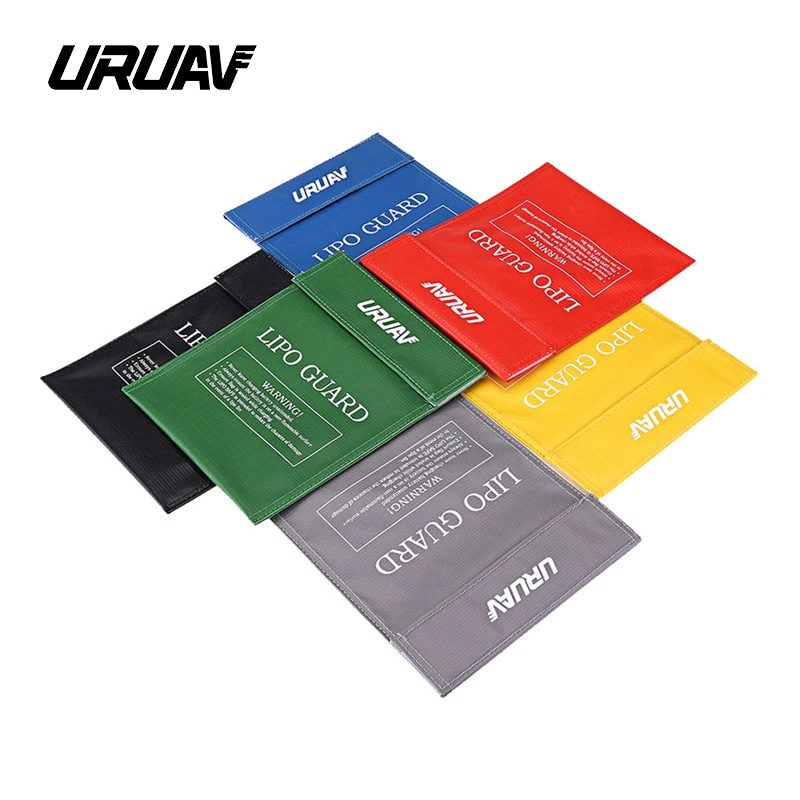 

URUAV Fireproof Explosionproof Rechargeable LiPo Battery Portable Safety Bag for Li-po Battery RC FPV Racing Drone Parts