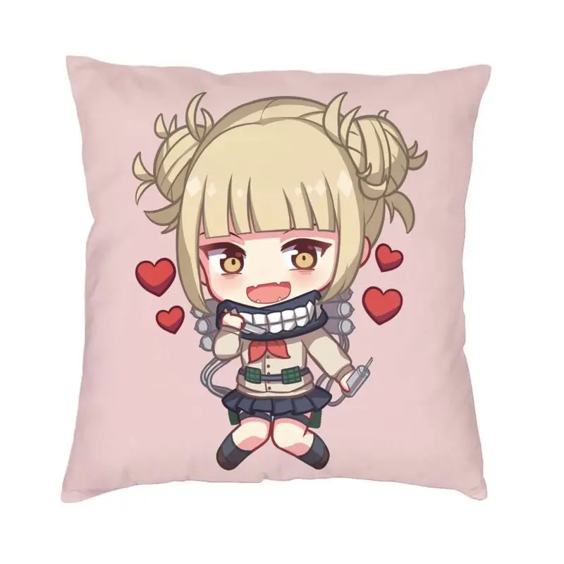 

Himiko Toga Luxury Pillow Cover Living Room Decoration Boku No Hero Academia Cushions for Sofa