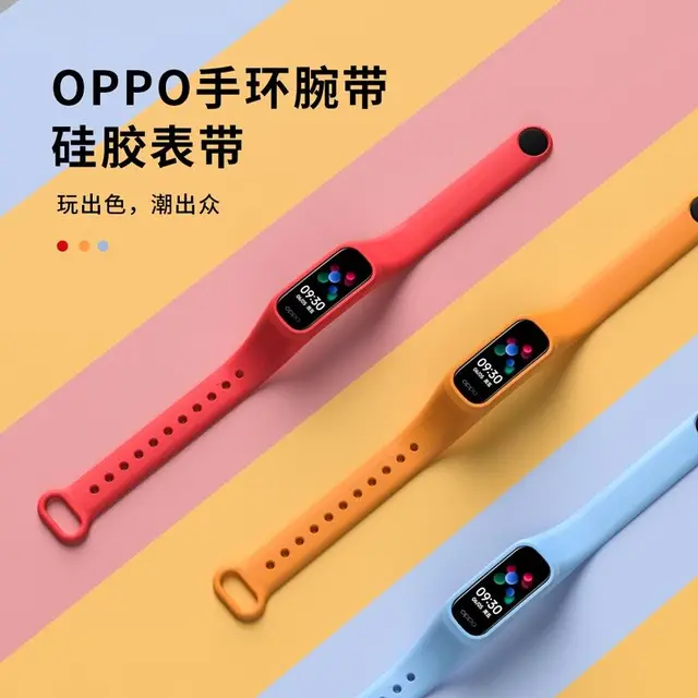 9 Colors Silicone Strap for OPPO Band Replacement Bracelet Sport Band Soft Waterproof Wristband for OPPO Band Accessories 2