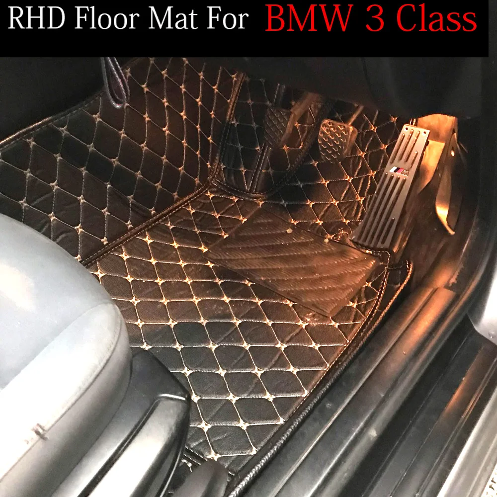 Автомобильные коврики с правым рулем/RHD/UK для BMW 3/4/5/6/7 серии GT M3 X3 X4 X5 X6 Z4 5D