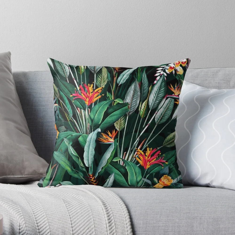 

Midnight Garden V Throw Pillow Cushion Cover Polyester throw pillows case on sofa home living room car seat decor 45x45cm