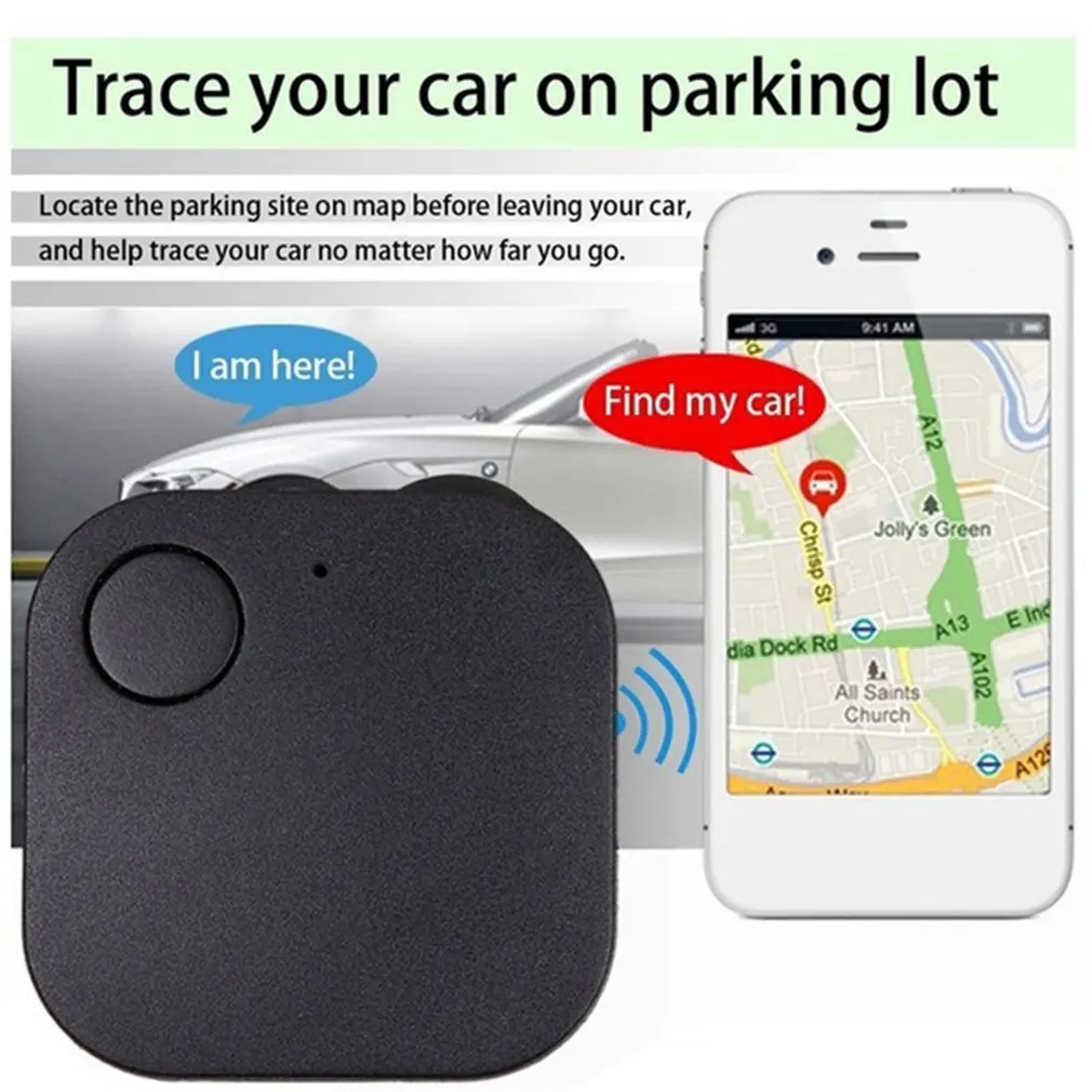 Умный GPS-трекер для собак и домашних животных беспроводной Bluetooth-трекер защиты от