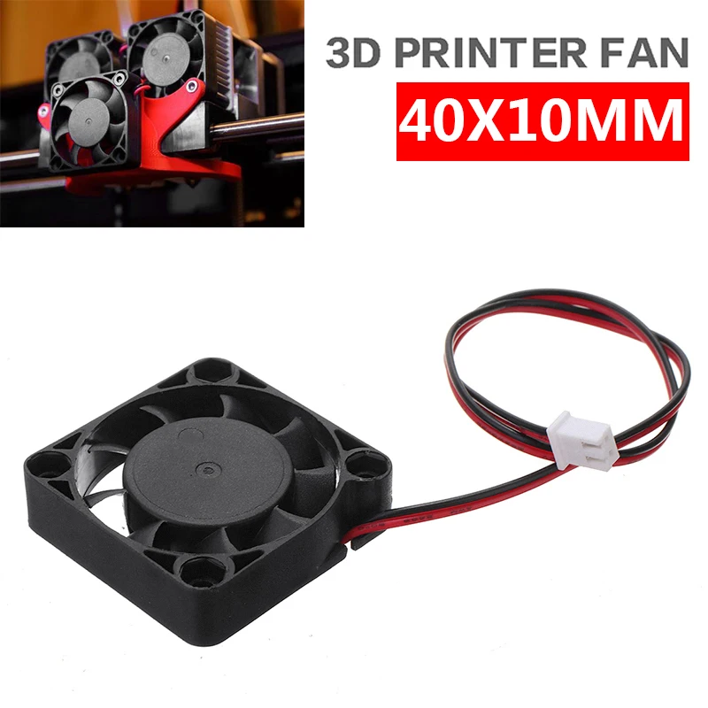 1 шт. 40 мм 3D принтеры охлаждающий вентилятор Cooler Тихий беззвучный 4010 24V для Эндер 3 5