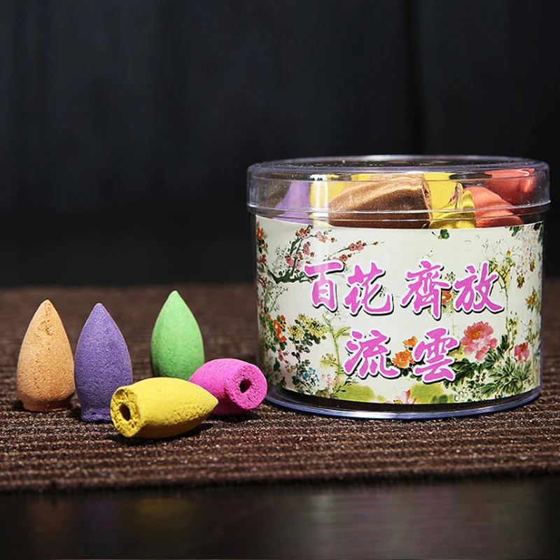 40 шт. конусы для благовоний с ароматом жасмина лаванды розы лимона чая|Благовония