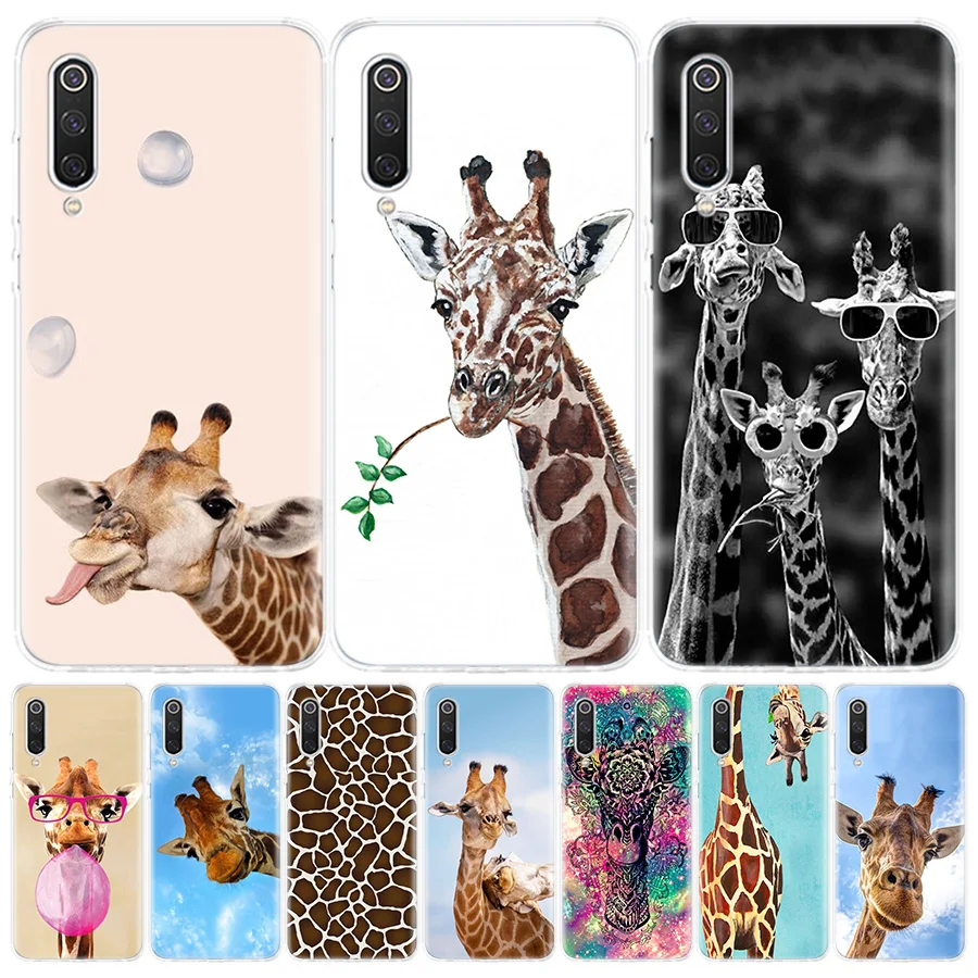 Жираф аниме симпатичный чехол для телефона Xiaomi Redmi Note 9 8 7 8A 7A 6A S2 K20 K30 8T 9S MI CC9 F1 Pro