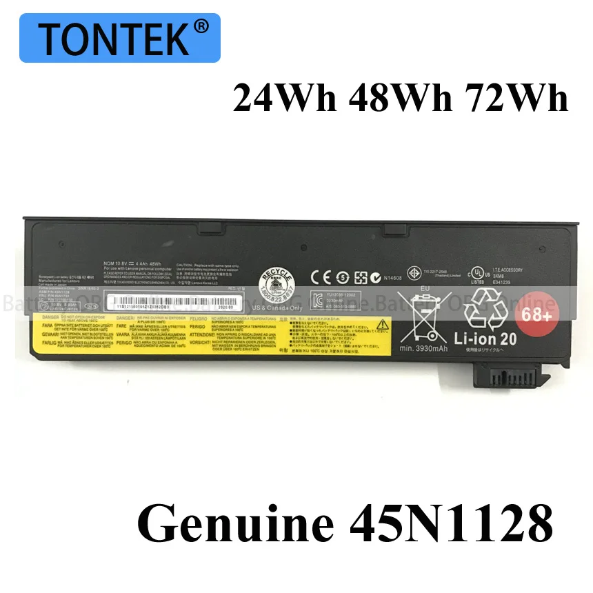 Подлинный аккумулятор 45N1128 для Lenovo ThinkPad T440 T440s T450 T450s X240 X250 X260 L450 45N1125 45N1126 45N1127 45N1134 |
