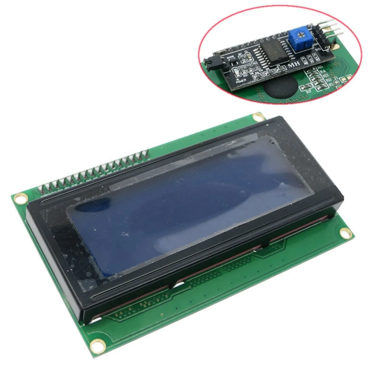 Синий последовательный IIC I2C TWI 2004 20X4 героя 5V ЖК дисплей модуль Дисплей для Arduino и 8
