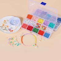 1 box jewelry making easy braided letter beads supplies kit beads wire for necklace bracelet diy jewelry making kit finding