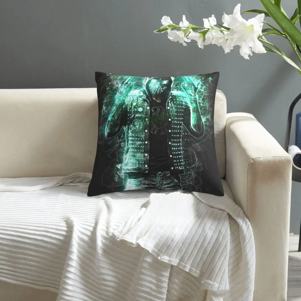 

Watch Dogs pillowcase printed cushion cover sofa waist pillow pillow cover