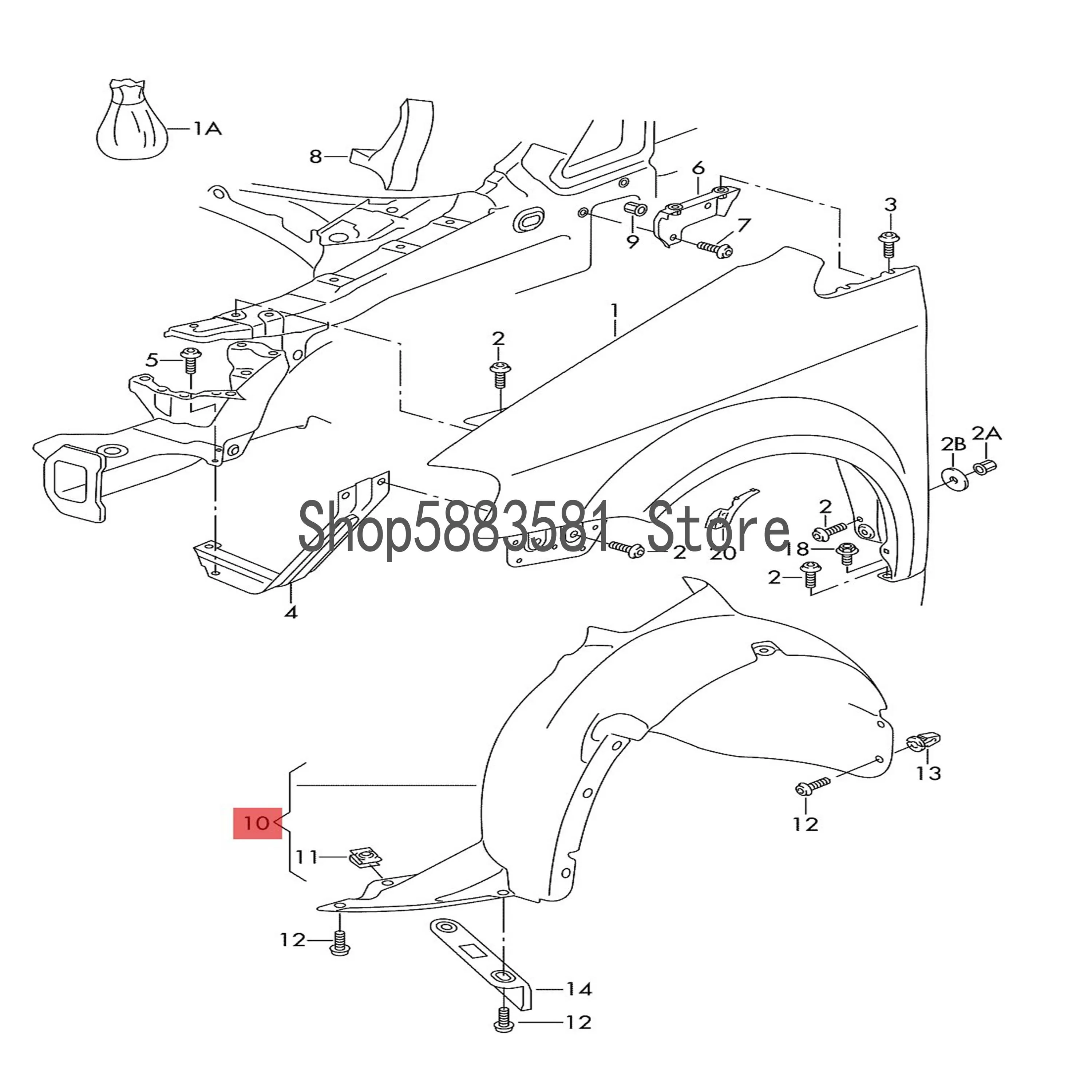 Внутренняя пластина корпуса автомобильного колеса пластиковая Vol ksw age nTo ura n