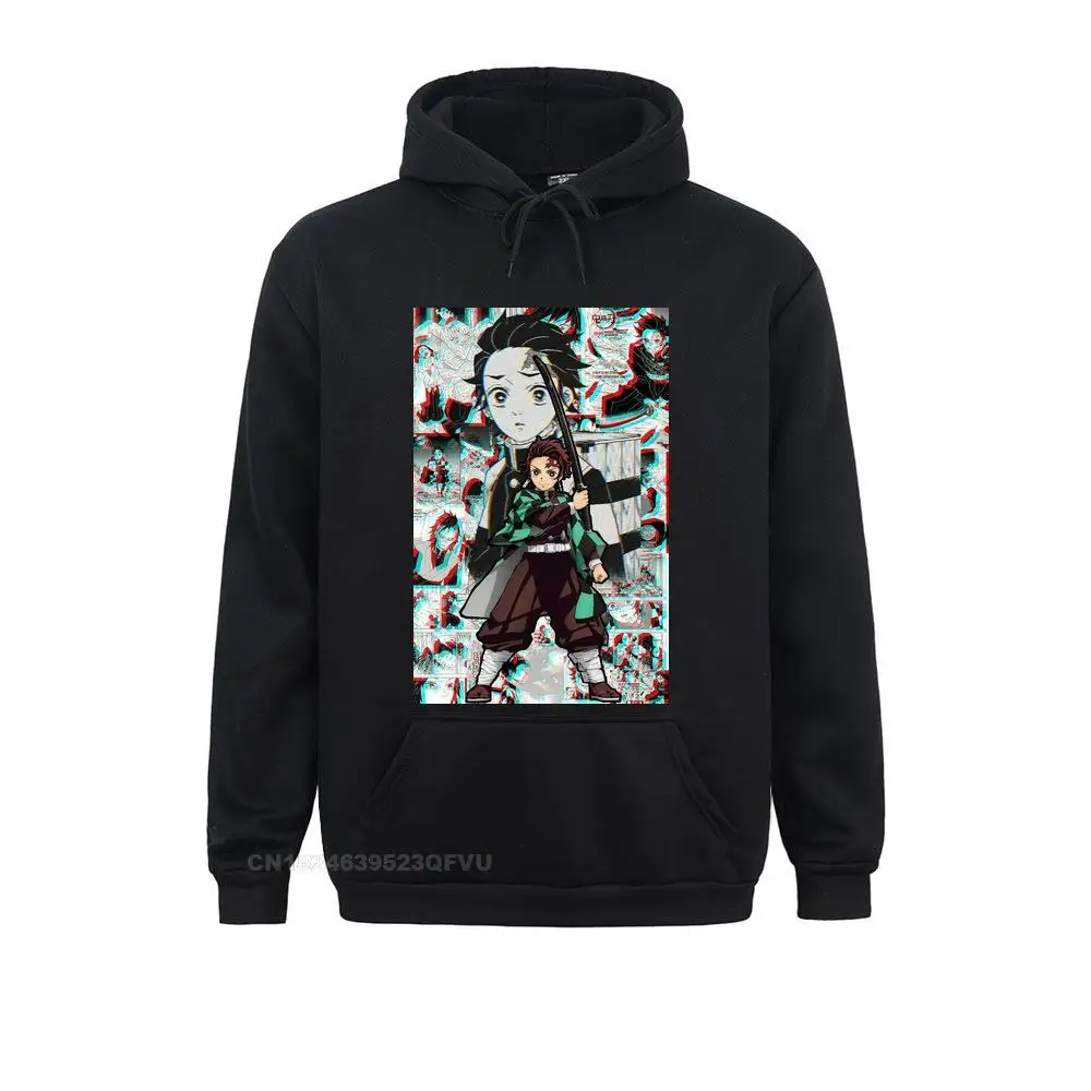 Fashion Manga Style Pullover Hoodie Men Round Neck Sweater Demon Slayer Anime Demon Blade Pullover Hoodie Clothing