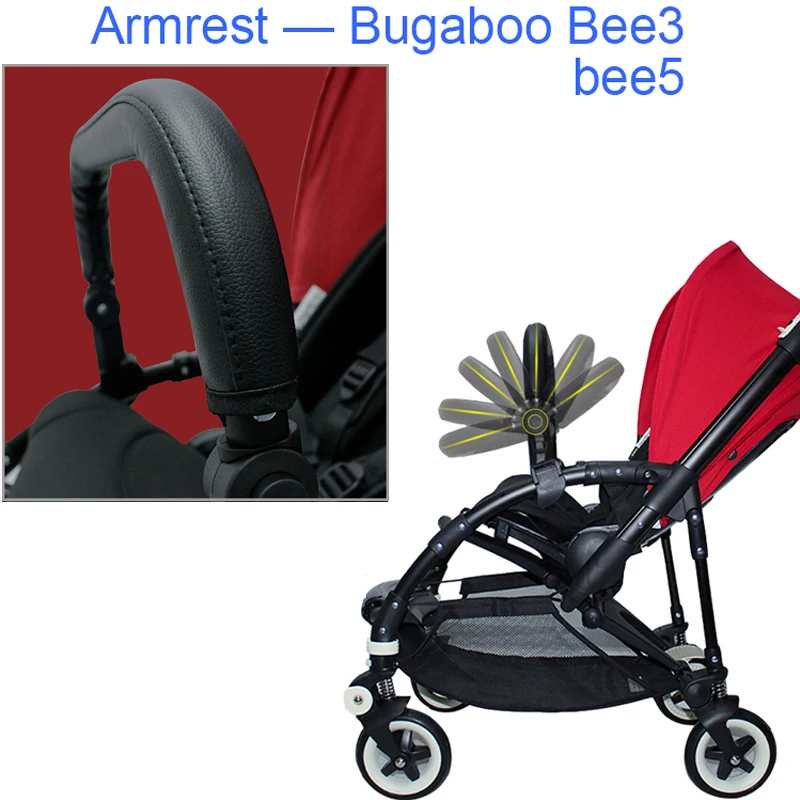 Подлокотник для детской коляски Bugaboo Bee5 кожаный бампер передний подлокотник