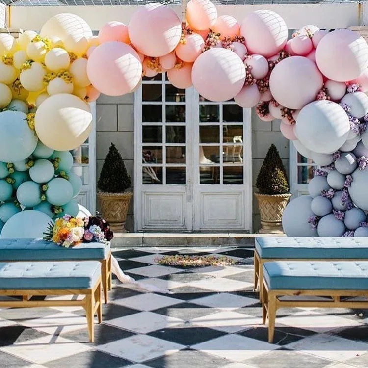 10 шт. 18 дюймов конфеты макароны цветные пастельные Рождественские шары|Воздушные