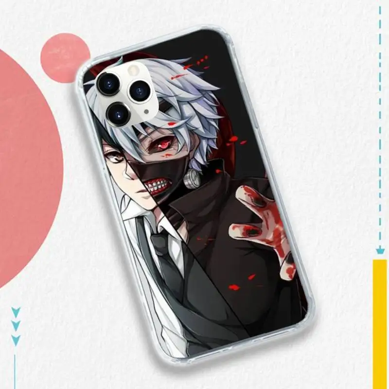 

Tokyo Ghouls japanese Anime Phone Case for iPhone 11 12 mini pro XS MAX 8 7 6 6S Plus X 5S SE 2020 XR