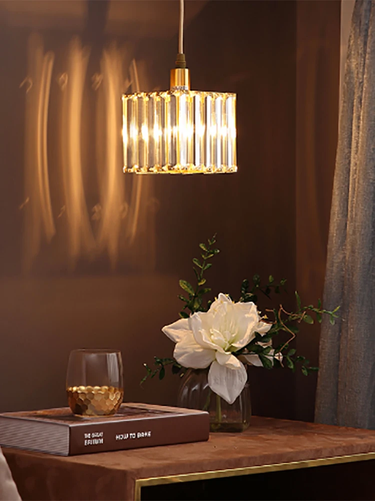 Подвесные светильники MOONSHADOW современные хрустальные Светодиодные полностью