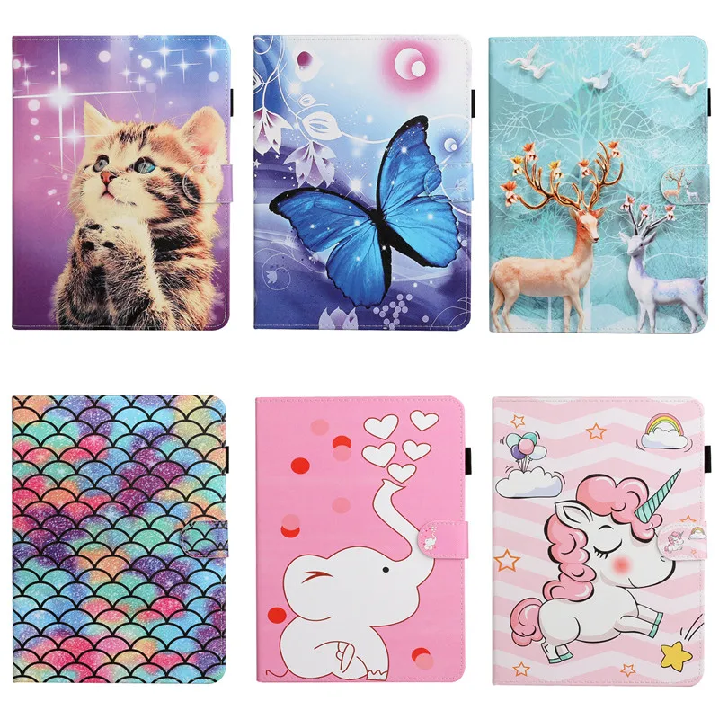 

Case for Samsung Galaxy Tab A 10.1 SM-T510 SM-T515 Cute Cat Unicorn Deer Tablet Cover Funda for Samsung Galaxy Tab A 10 1 2019