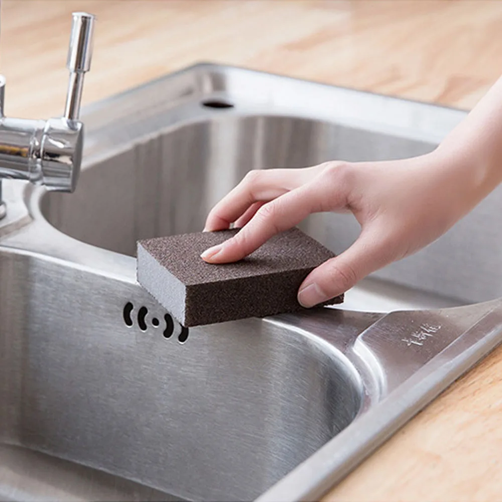 

Kitchen Accessories Emery Magic Sponge for Removing Rust Cleaning Cotton Gadget Descaling Clean Rub Pot Kitchen Tool