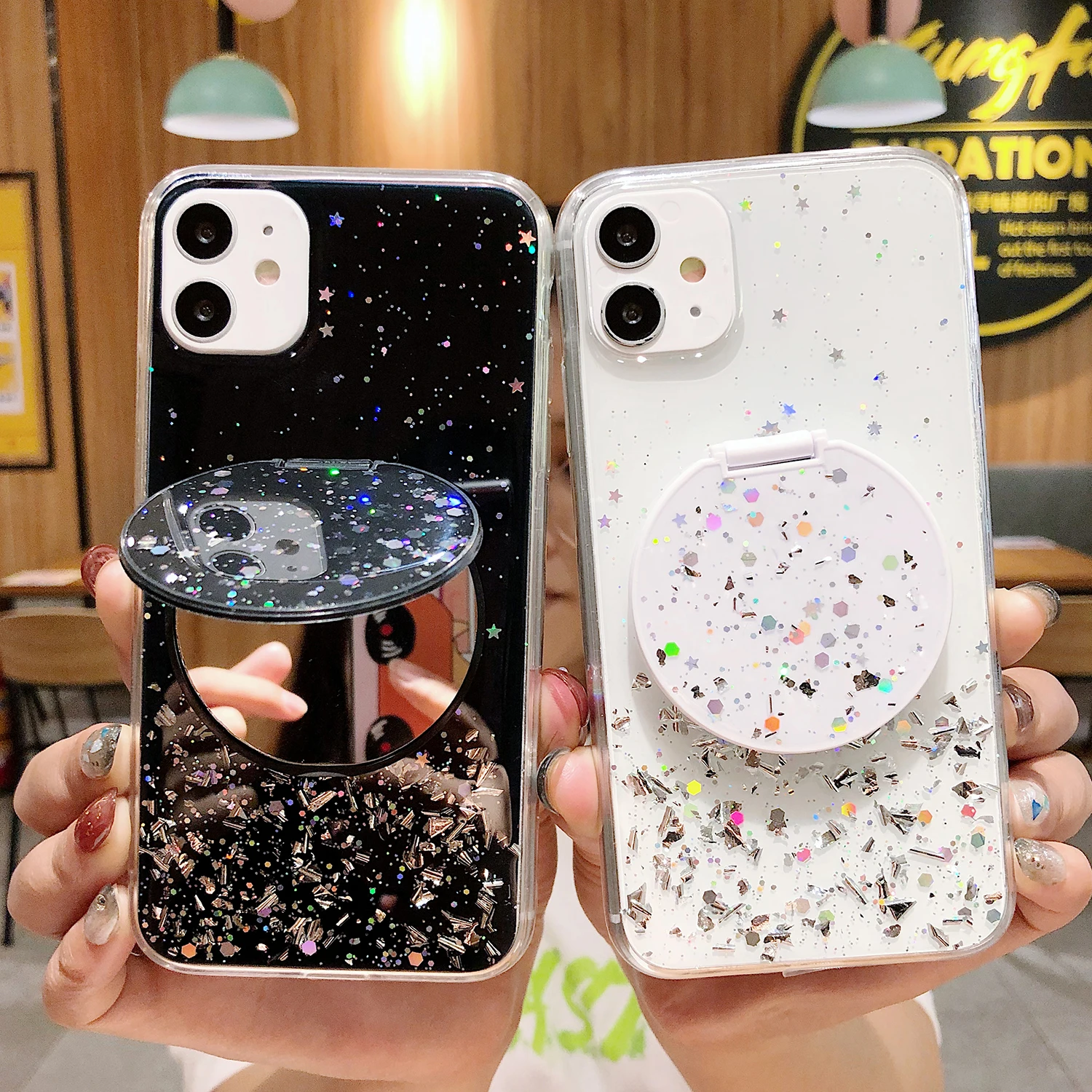 Блестящий чехол для телефона iPhone 11 Pro X XS Max XR мягкий силиконовый 7 8 6 6S Plus