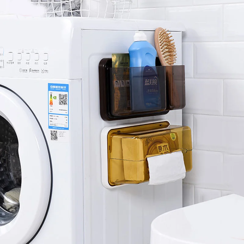 Кухня Магнитная коробка для салфеток бумажный держатель холодильника ванная