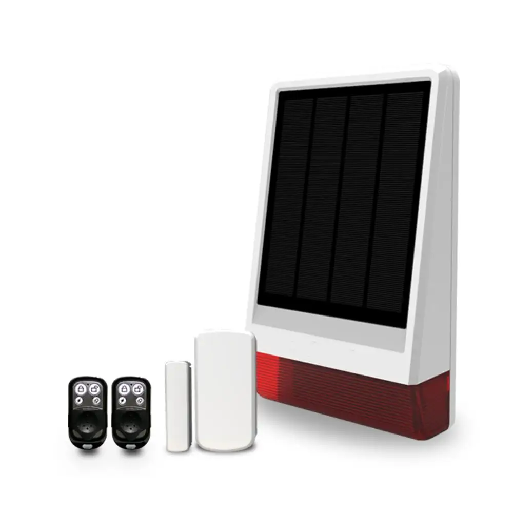 Kit 1 Wolf-Guard беспроводная наружная Погодостойкая GSM SMS Солнечная Сирена дом Охранная система PIR датчик движения двери - Цвет: Kit 1