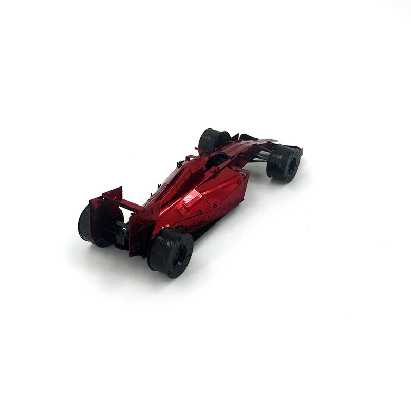 F1 гоночная цветная живопись автомобиль 3D Металлические Головоломки наномодели